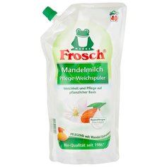 Концентрированный ополаскиватель для белья Миндальное молочко Frosch 1 л пакет