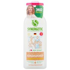 Концентрированный кондиционер для белья Миндальное молочко Synergetic 1 л флакон