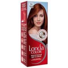 Londa стойкая крем-краска для волос, 7/4 (46) медный тициан