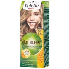 Palette Фитолиния Стойкая крем-краска для волос, 300 8-0 Светло-русый
