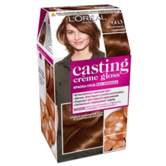 LOreal Paris Casting Creme Gloss стойкая краска-уход для волос, 603, Молочный шоколад