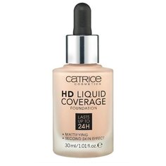 CATRICE Тональный крем HD Liquid Coverage Foundation, 30 мл, оттенок: 010 Light Beige
