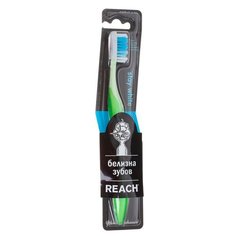 Зубная щетка Reach Stay White Medium, салатовый