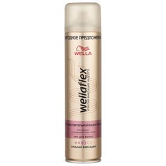 Wella Лак для волос Wellaflex Для чувствительной кожи головы сильной фиксации, сильная фиксация, 400 мл