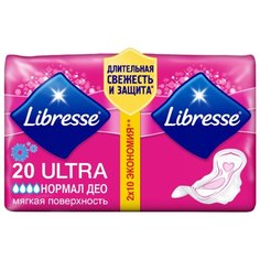Libresse прокладки Ultra Normal Deo с мягкой поверхностью 20 шт.