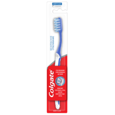 Зубная щетка Colgate Безопасное отбеливание, мягкая, синий