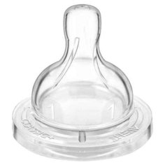 Соска Philips AVENT Classic+ силиконовая 0м+ 2шт. SCF631/27 бесцветный