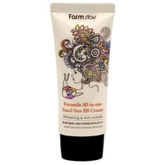 Farmstay Formula All In One BB крем Snail Sun BB Cream 50 гр, оттенок: бежевый