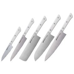 Набор Samura Harakiri 5 ножей SHR-0250 белый