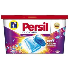 Капсулы Persil Duo-Caps Color, пластиковый контейнер, 14 шт