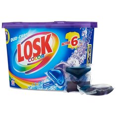 Капсулы Losk Duo-Caps Color, пластиковый контейнер, 21 шт