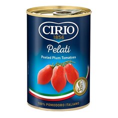 Томаты Pelati очищенные целые Cirio жестяная банка 400 г