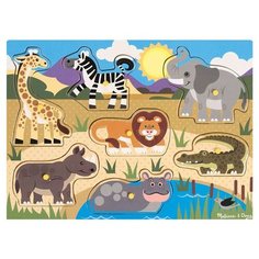 Рамка-вкладыш Melissa & Doug Сафари (9054), 7 дет.