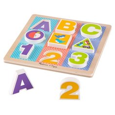 Рамка-вкладыш Melissa & Doug Буквы и цифры (1899M), 9 дет.