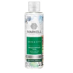 Markell мицеллярный гель для снятия макияжа Снежный гриб Skin&City, 200 мл