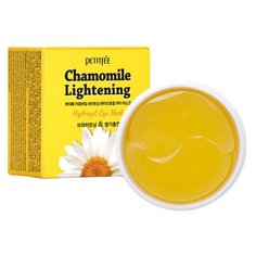 Petitfee Гидрогелевые патчи для глаз с экстрактом ромашки Chamomile lightening hydrogel eye patch (60 шт.)