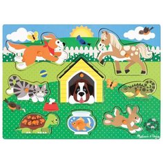 Рамка-вкладыш Melissa & Doug Домашние животные (9053), 8 дет.