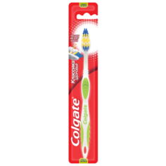 Зубная щетка Colgate Классика Здоровья многофункциональная, средней жесткости, зеленый