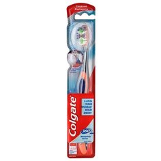 Зубная щетка Colgate 360 Межзубная Чистка многофункциональная, средней жесткости, оранжевый