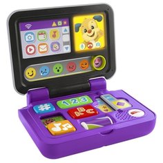 Компьютер Fisher-Price Смейся и учись фиолетовый/белый