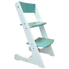 Растущий стульчик Конек Горбунёк Универсальный белый/мятный