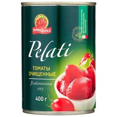 Томаты Pelati очищенные Помидорка жестяная банка 400 г