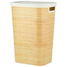 CURVER Корзина для белья Bamboo 60x44x35см серый/бежевый