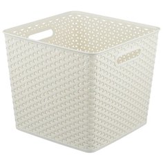 CURVER Коробка Curver My Style Square 28x32x32см кремовый