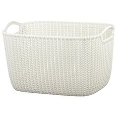CURVER Корзина Knit 30x40x23см белый