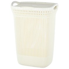 CURVER Корзина для белья Knit 62x45x34см молочный