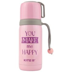 Классический термос Kite K18-301 (0.35 л) розовый