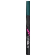 Maybelline Лайнер для глаз "Hyper Precise" стойкая подводка-фломастер 24 ч, оттенок 730, Зеленый