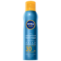 Nivea Sun освежающий солнцезащитный спрей Защита и прохлада SPF 30 200 мл