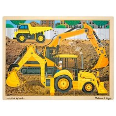 Рамка-вкладыш Melissa & Doug Строительная площадка (9064), 24 дет.