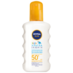 Nivea Sun детский солнцезащитный спрей Ультра защита SPF 50 200 мл