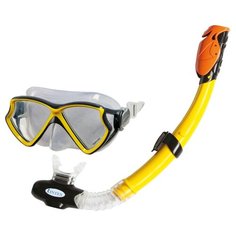 Набор для плавания Intex Silicone Aviator Pro желтый