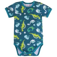 Боди Bossa Nova размер 74, динозавры, зелёный