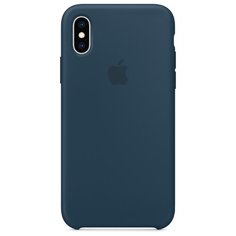 Чехол Apple силиконовый для Apple iPhone XS тихий океан