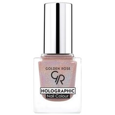 Лак Golden Rose Holographic Nail Colour, 10.5 мл, оттенок 02