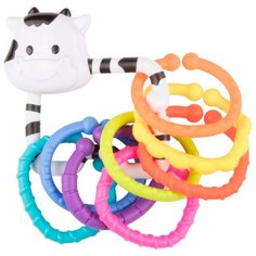 Погремушка Happy Baby Moo-Ring белый