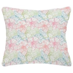 Подушка Мягкий сон Comfort Холлофилл 70 х 70 см цветы и бабочки