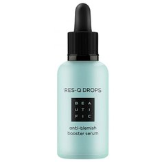 BEAUTIFIC ResQ Drops Anti-Blemish Booster Serum Сыворотка-бустер для лица с BHA и цинком против несовершенств и жирности кожи, 30 мл