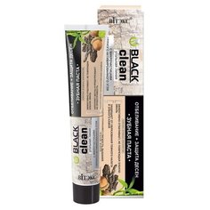 Зубная паста Витэкс Black clean отбеливание+защита десен с микрочастицами черного активированного угля и корой дуба, 85 г Viteks