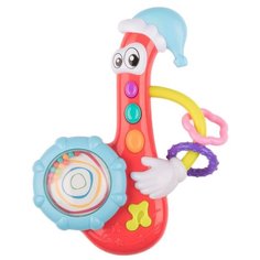 Интерактивная развивающая игрушка Happy Baby Jazzy 330091 красный/голубой