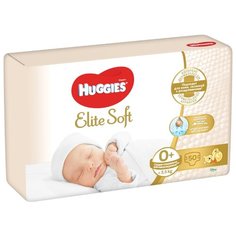 Huggies подгузники Elite Soft 0 (до 3,5 кг) 50 шт.