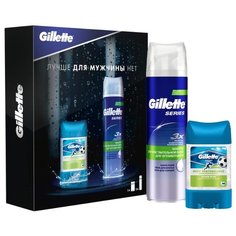 Набор Gillette Пена для бритья и гелевый антиперспирант-дезодорант