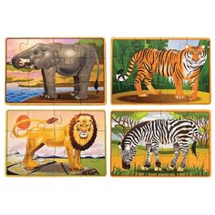 Набор пазлов Melissa & Doug Дикие животные (3796)