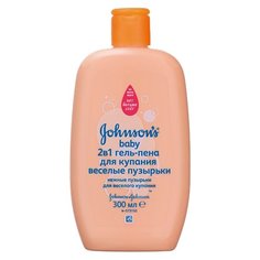 Johnsons Baby Гель-пена для купания 2 в 1 Веселые пузырьки 300 мл