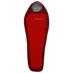 Спальный мешок TRIMM Impact 195 red/dark red с левой стороны