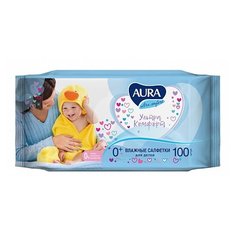 Влажные салфетки Aura Ultra Comfort липучка 100 шт.